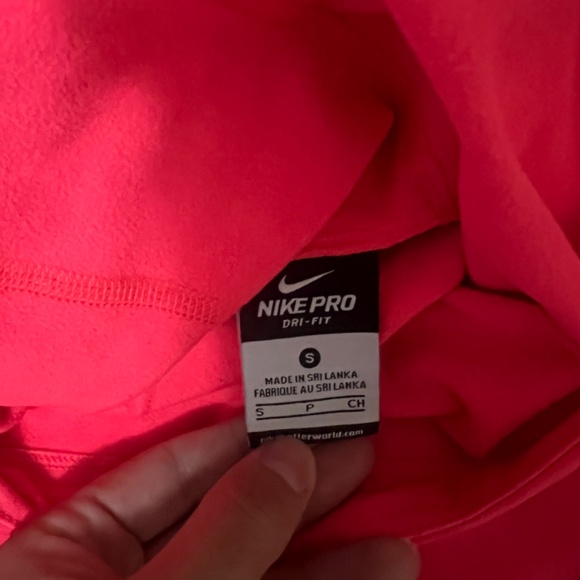 Women’s Nike Pro Dri Fit Hot Pink Long Sleeve - Picture 3 of 5